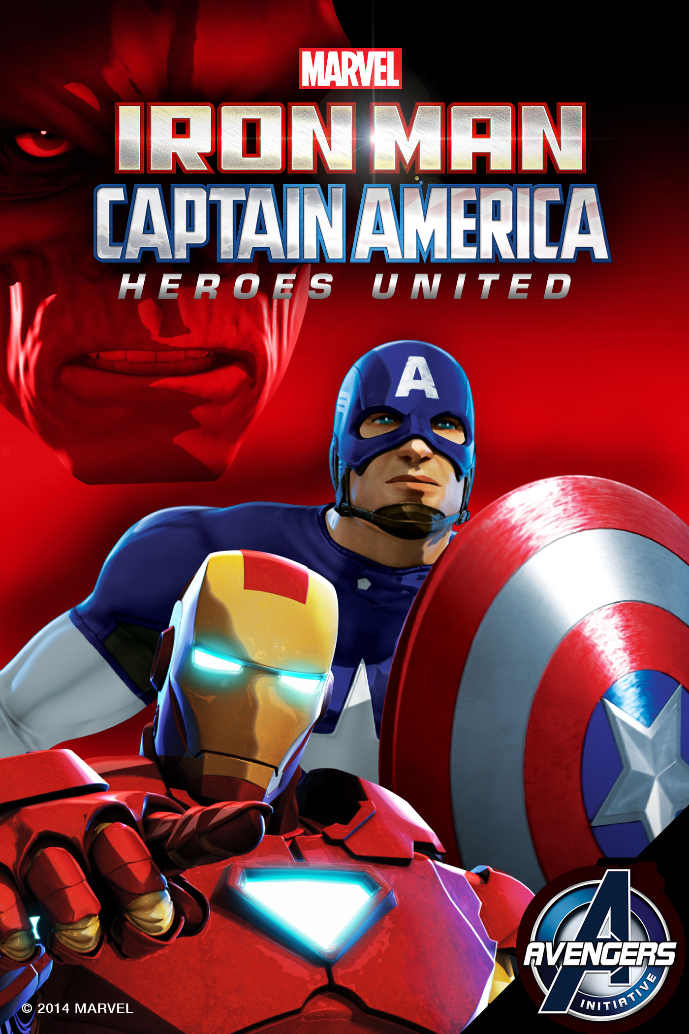 affiche du film Iron Man & Captain America
