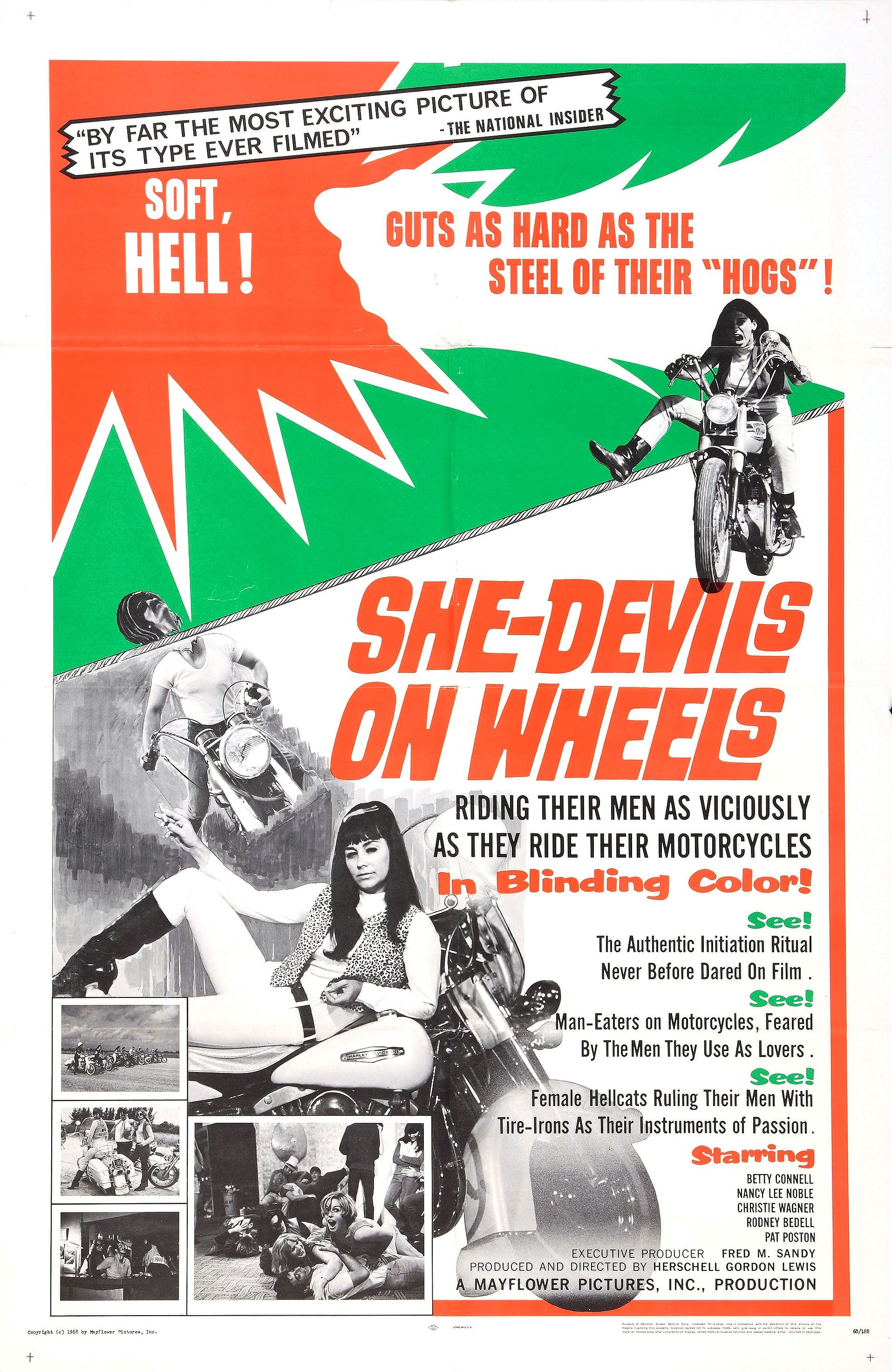affiche du film She-Devils on Wheels