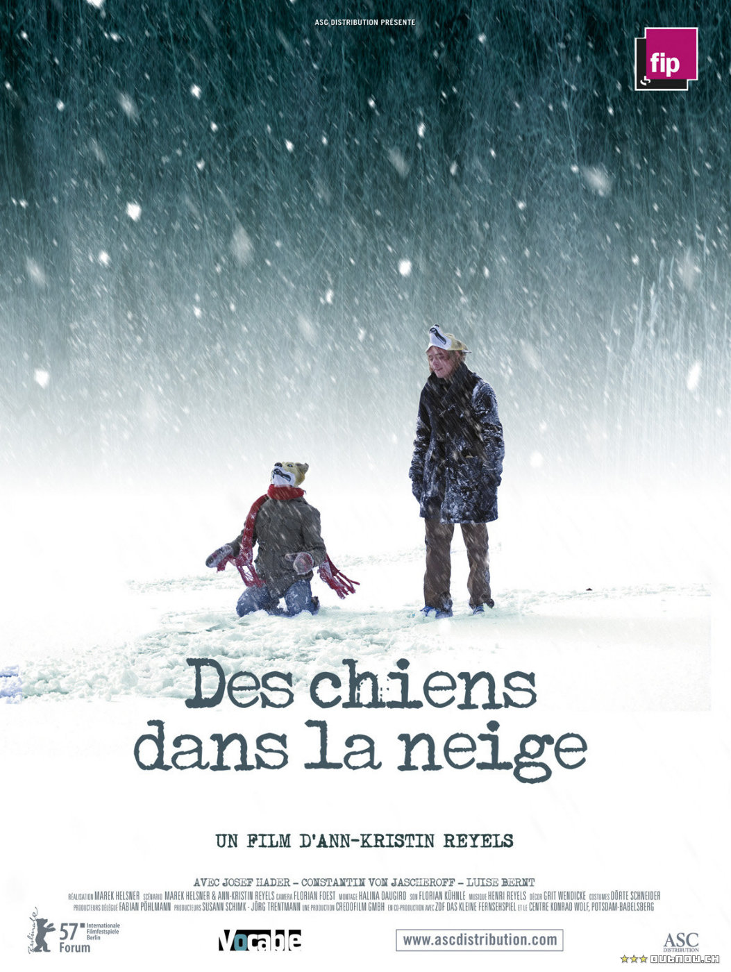 affiche du film Des chiens dans la neige