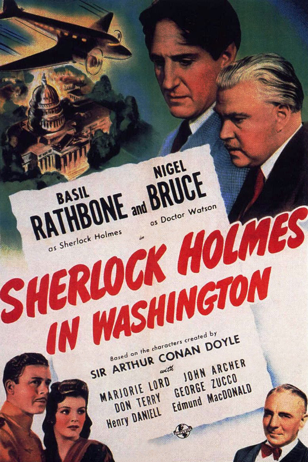 affiche du film Sherlock Holmes à Washington