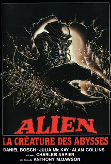 affiche du film Alien, la Créature des Abysses