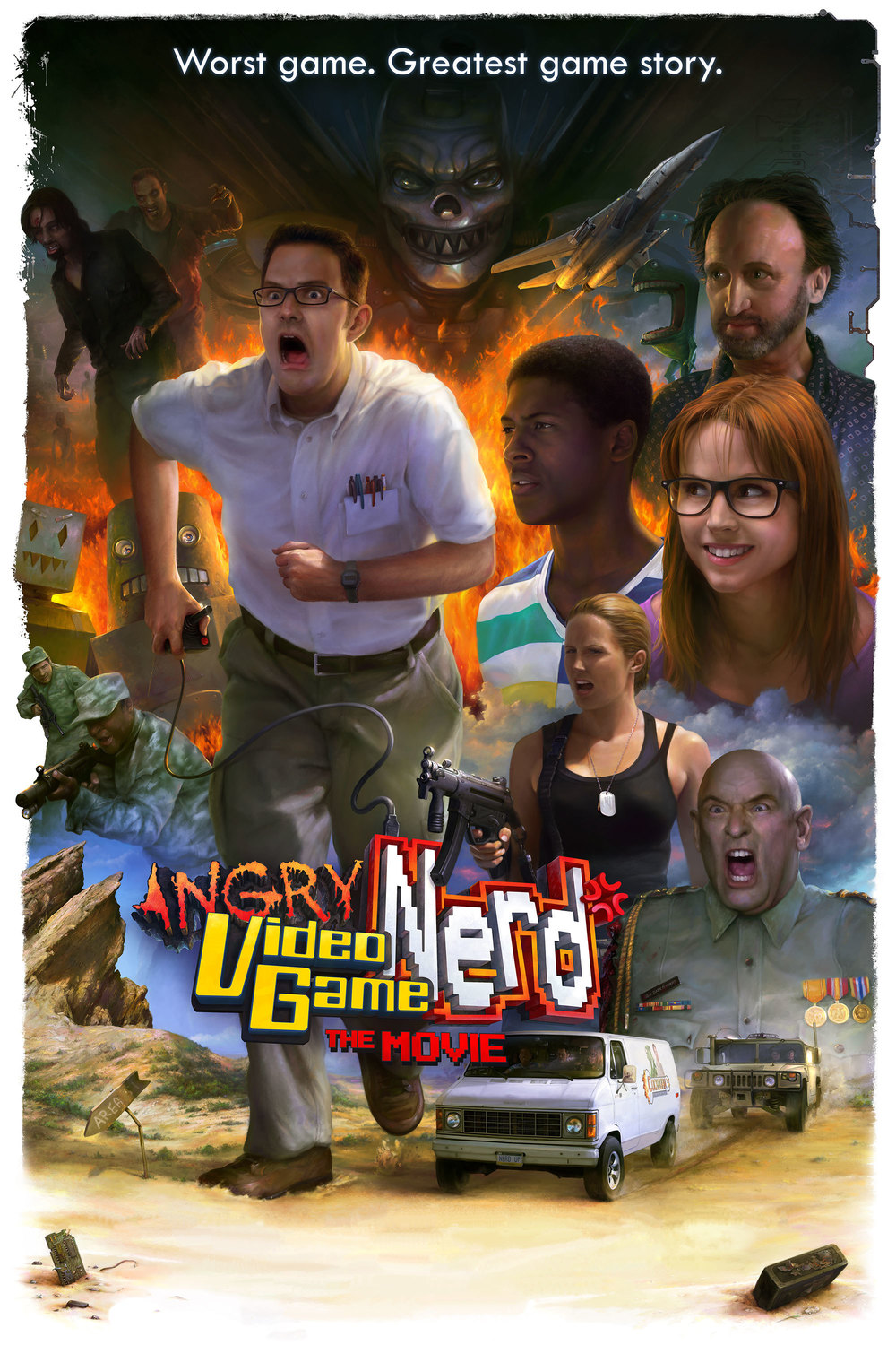 affiche du film Angry Video Game Nerd, The Movie