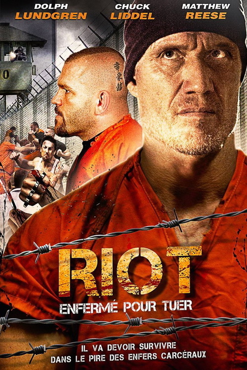 affiche du film Riot, Enfermé pour tuer