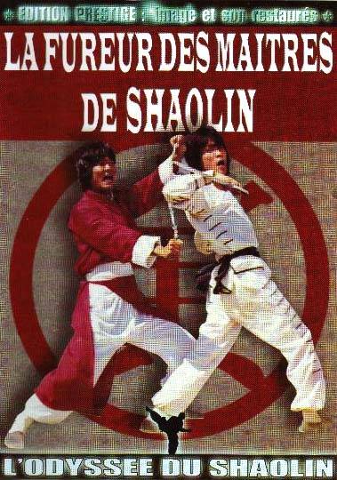 affiche du film La Fureur des Maitres de Shaolin