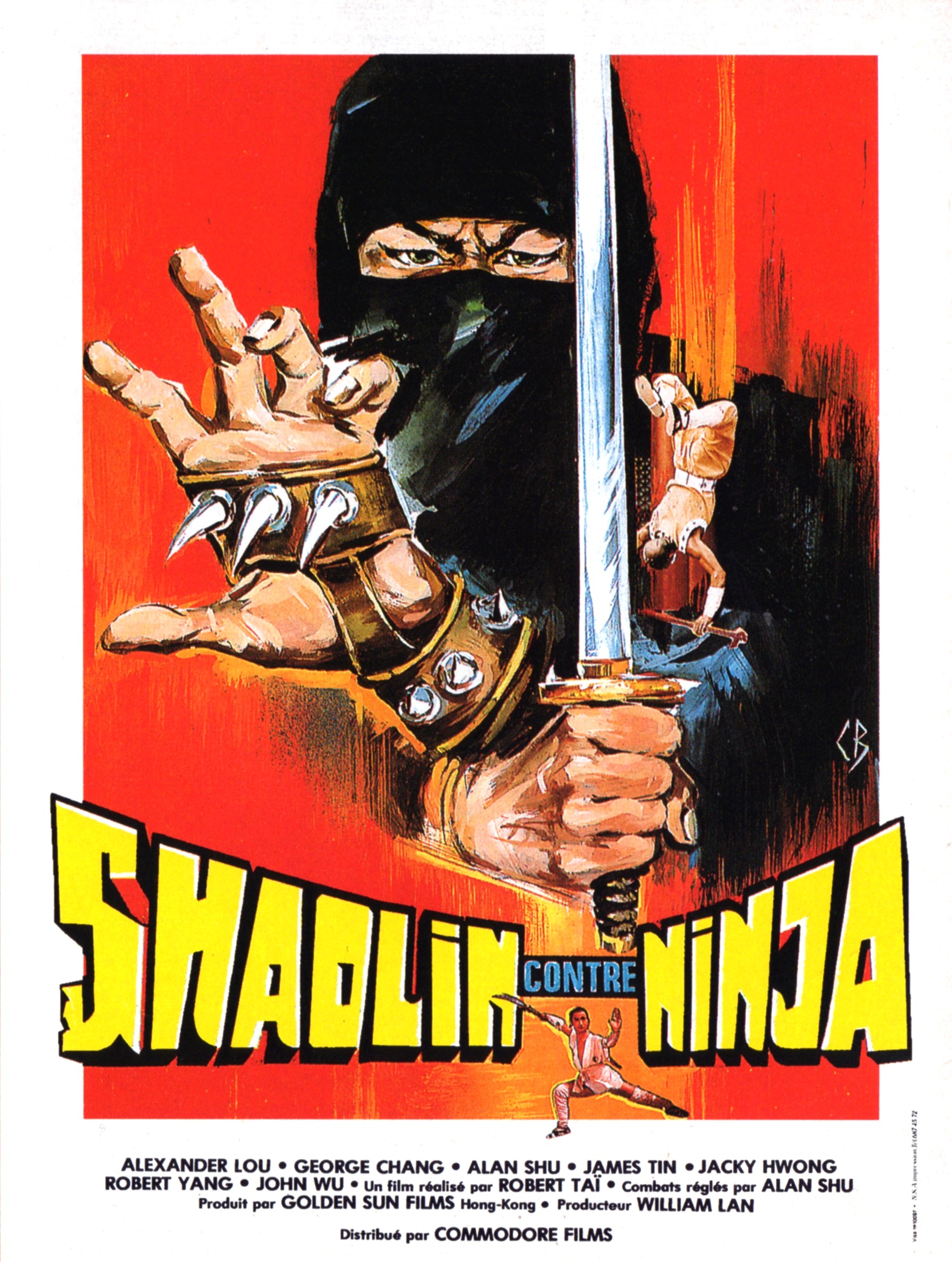 affiche du film Shaolin contre ninja