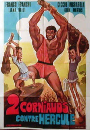 affiche du film Deux corniauds contre Hercule
