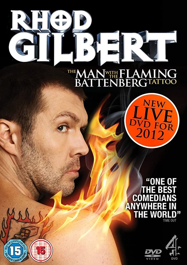 affiche du film Rhod Gilbert: The Man With The Flaming Battenberg Tattoo