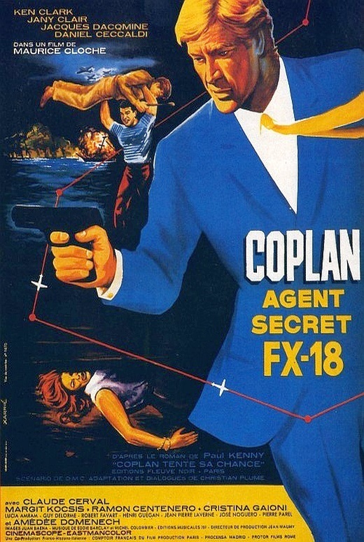 affiche du film Coplan, agent secret FX 18