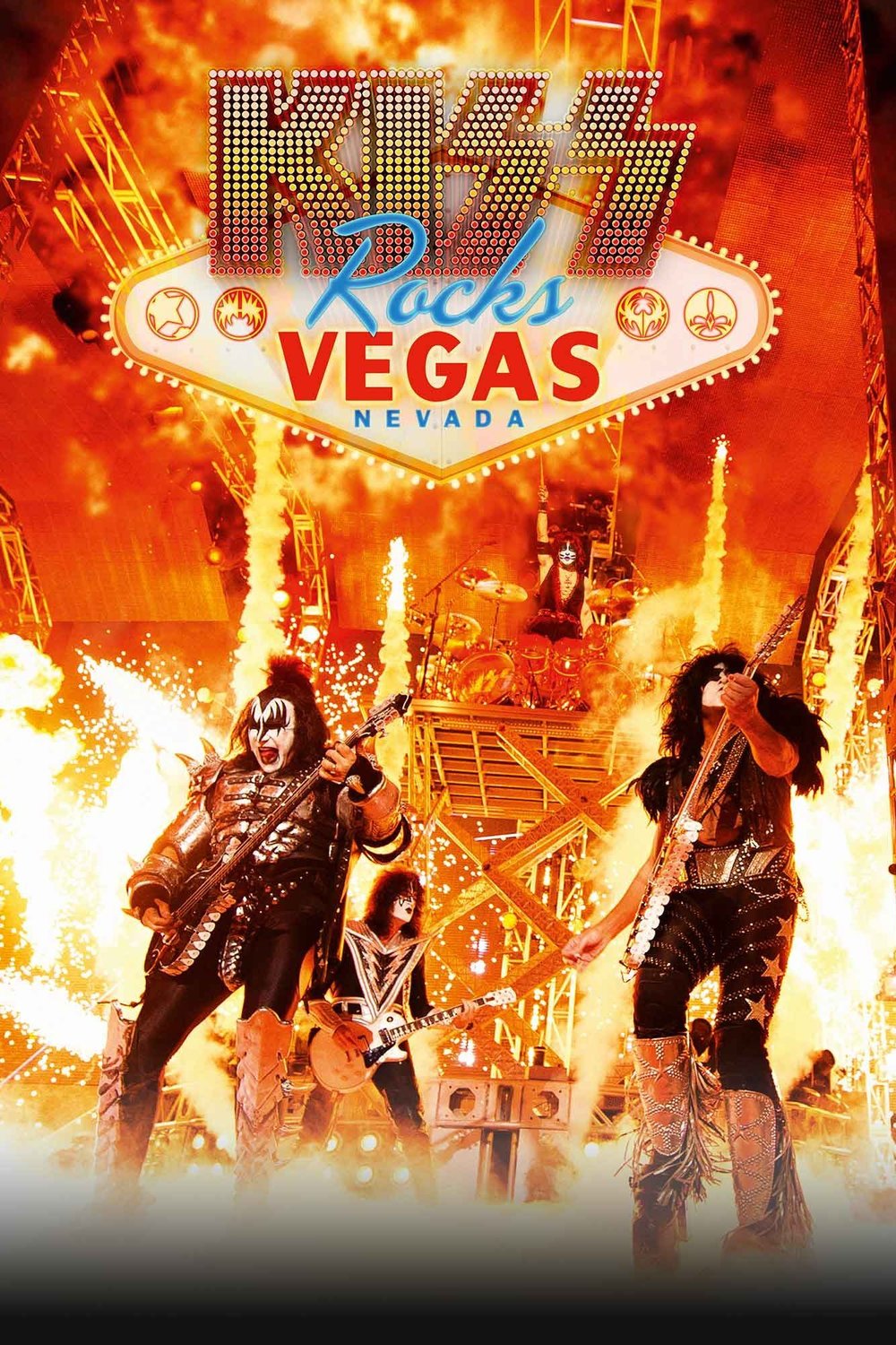 affiche du film Kiss: Kiss Rocks Vegas