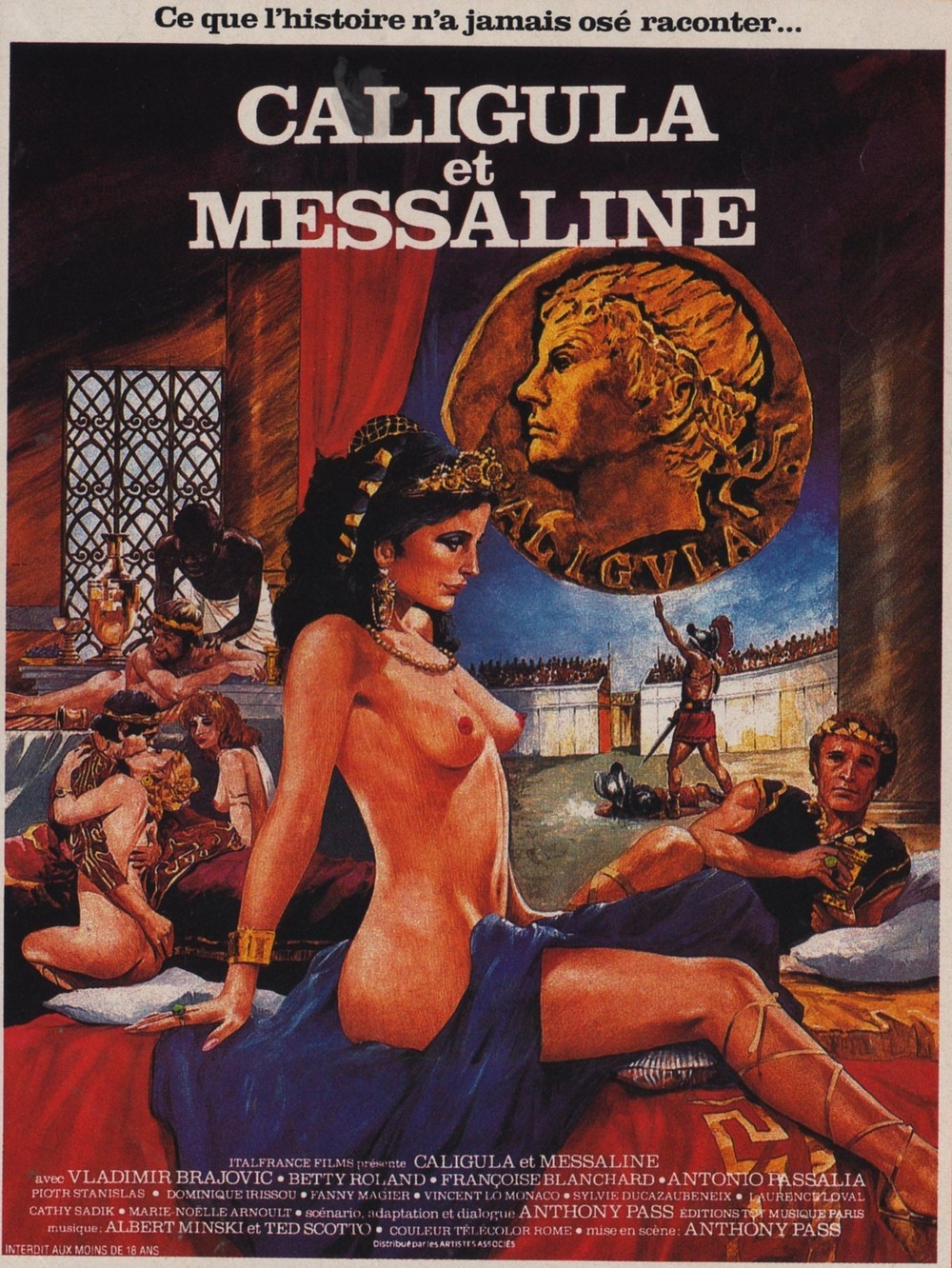 affiche du film Caligula et Messaline