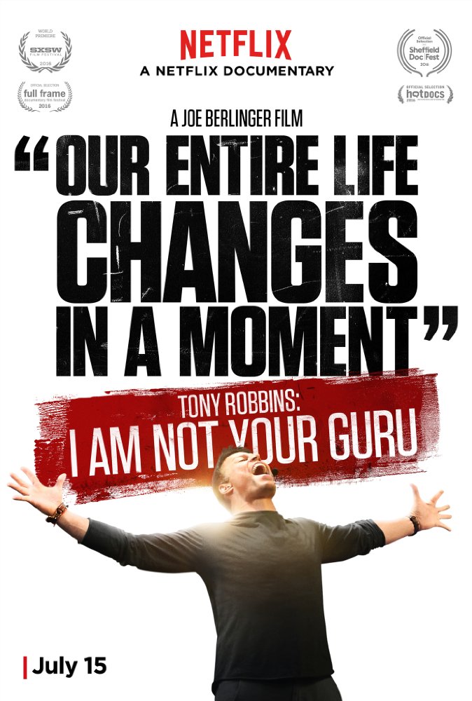 affiche du film Tony Robbins: I Am Not Your Guru
