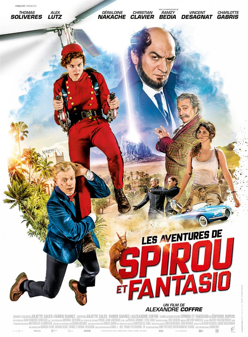 affiche du film Les Aventures de Spirou et Fantasio