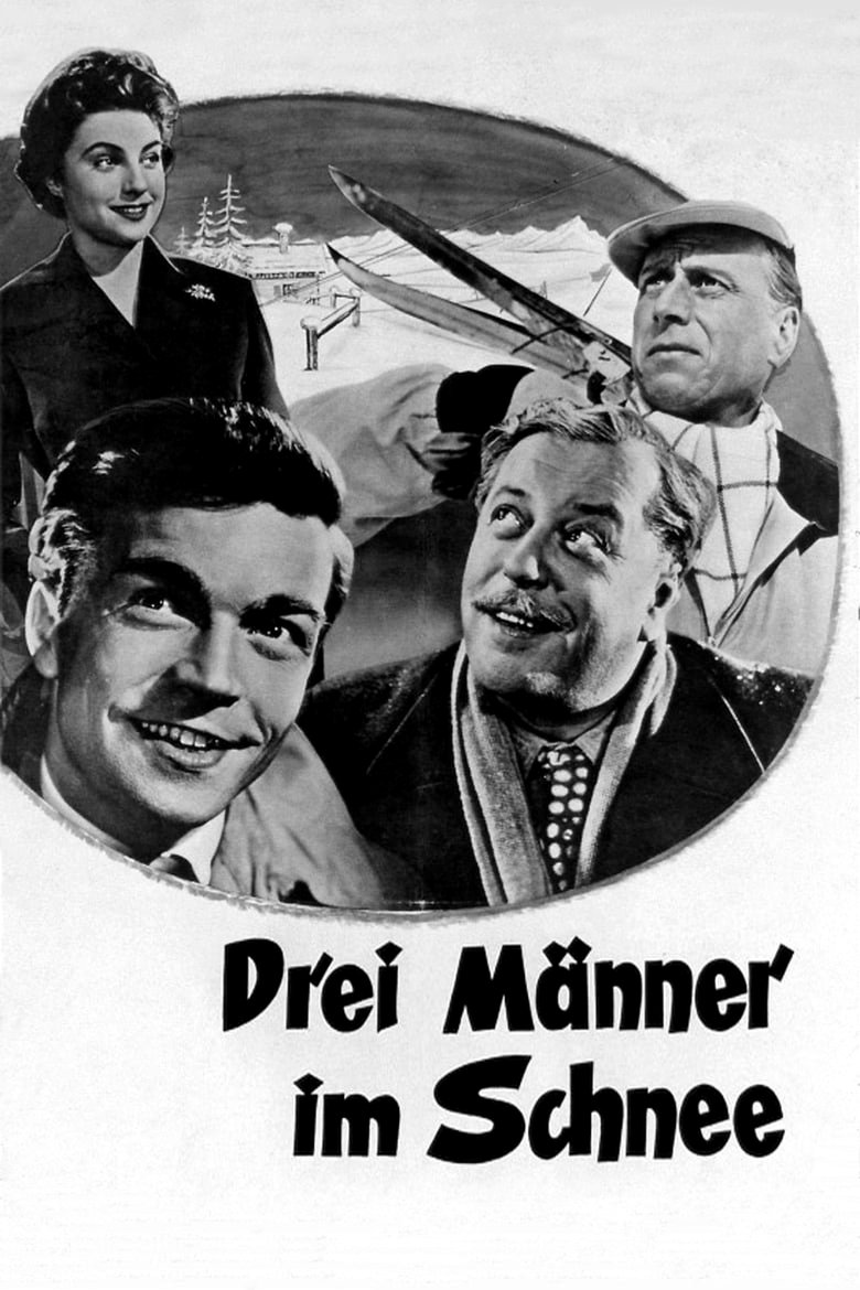 affiche du film Trois hommes dans la neige