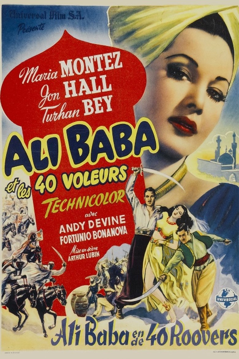 affiche du film Ali Baba et les Quarante Voleurs
