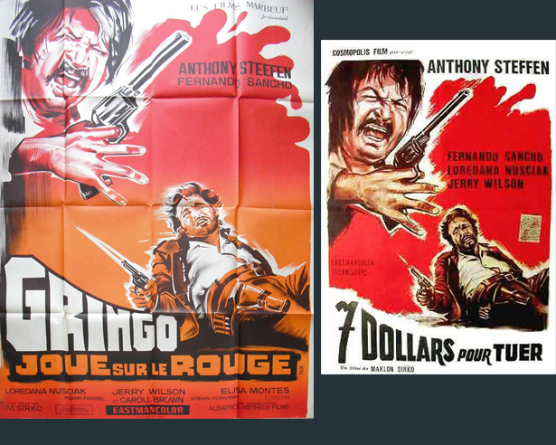 affiche du film Gringo joue sur le rouge