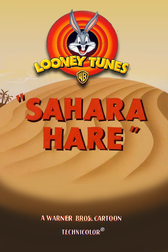 affiche du film Bugs Bunny au Sahara