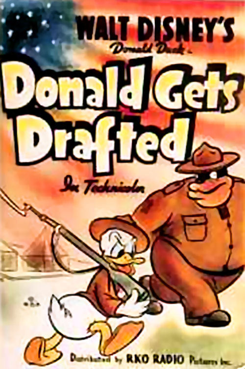 affiche du film Donald à l'Armée