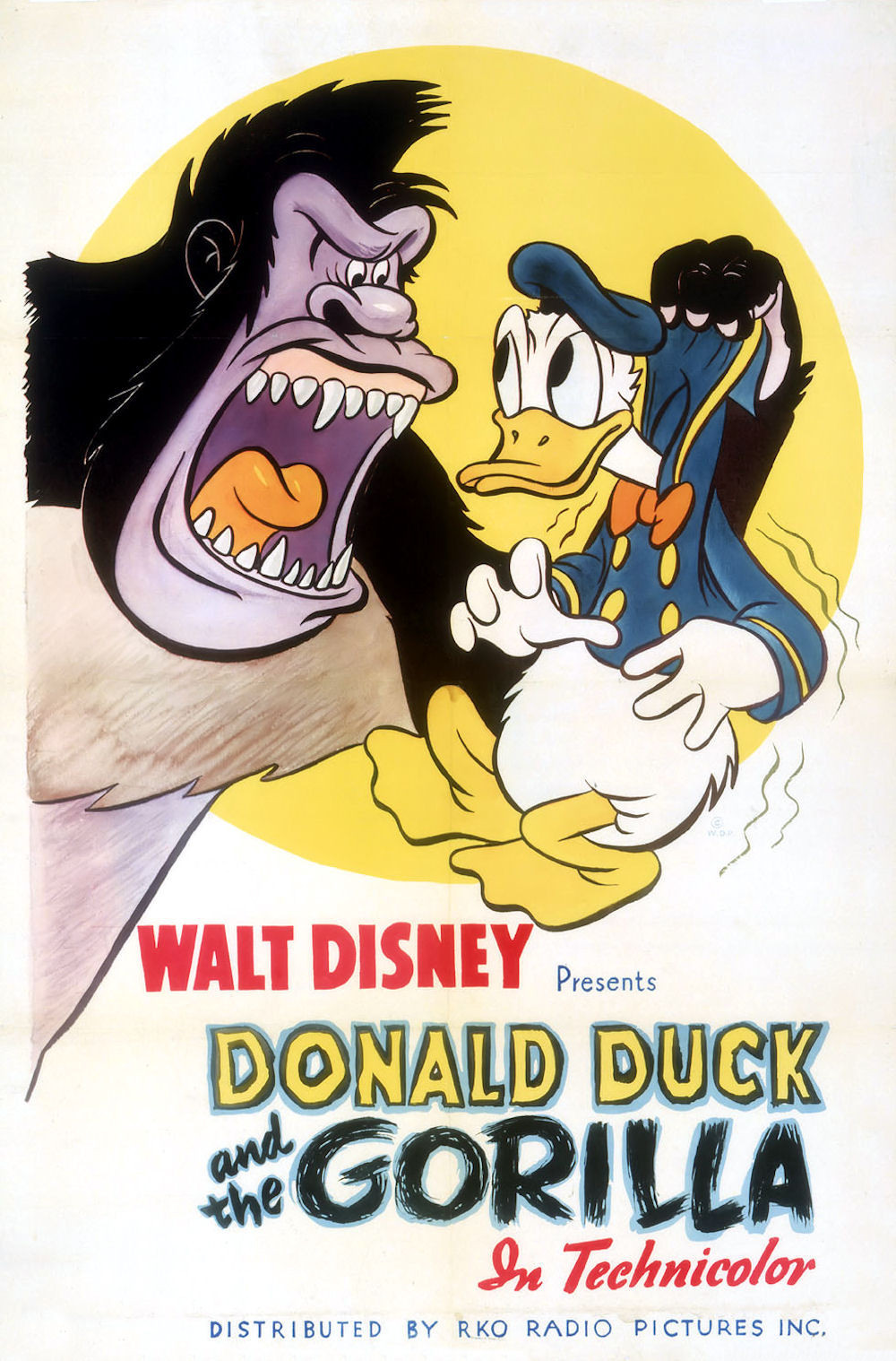 affiche du film Donald et le Gorille