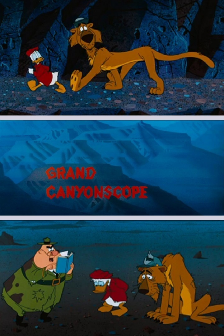 affiche du film Donald visite le Grand Canyon