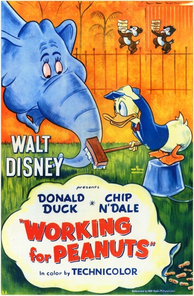 affiche du film Les Cacahuètes de Donald