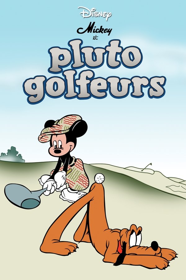 affiche du film Mickey et Pluto Golfeurs