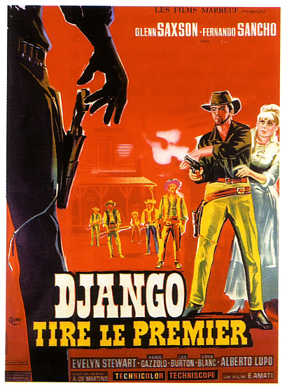 affiche du film Django tire le premier