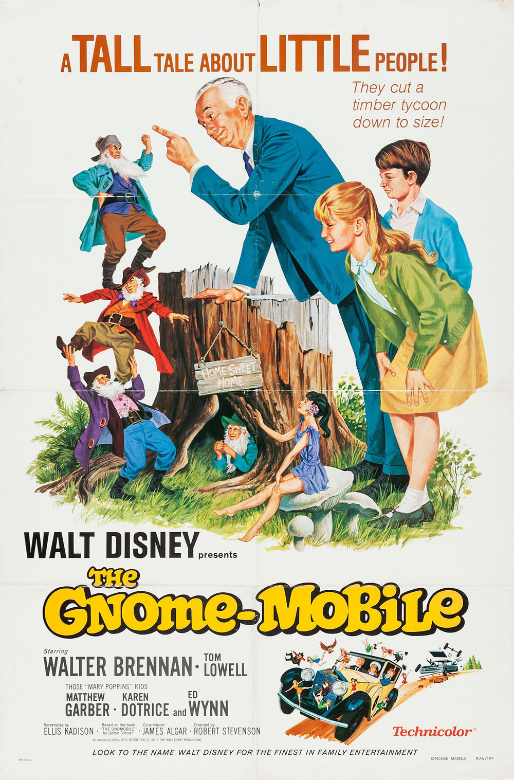 affiche du film La Gnome-Mobile