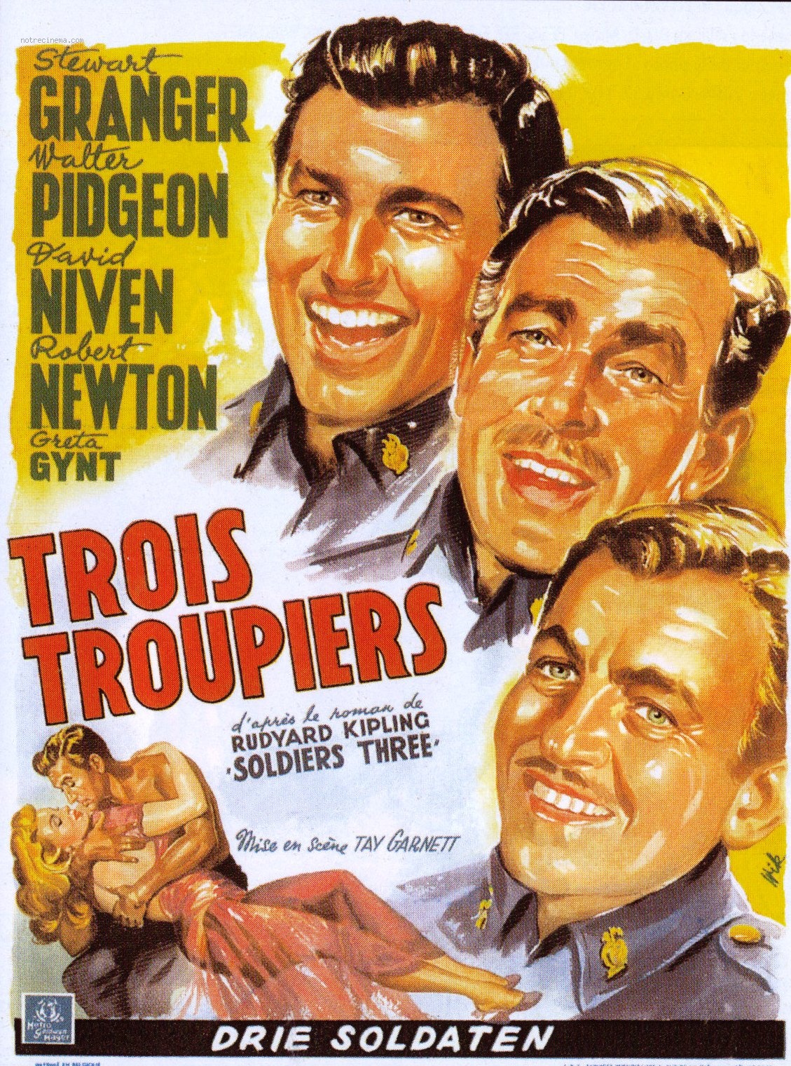 affiche du film Trois Troupiers