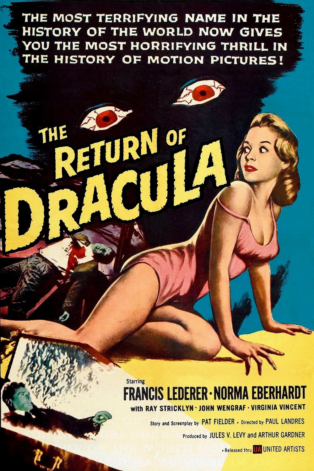 affiche du film The Return of Dracula