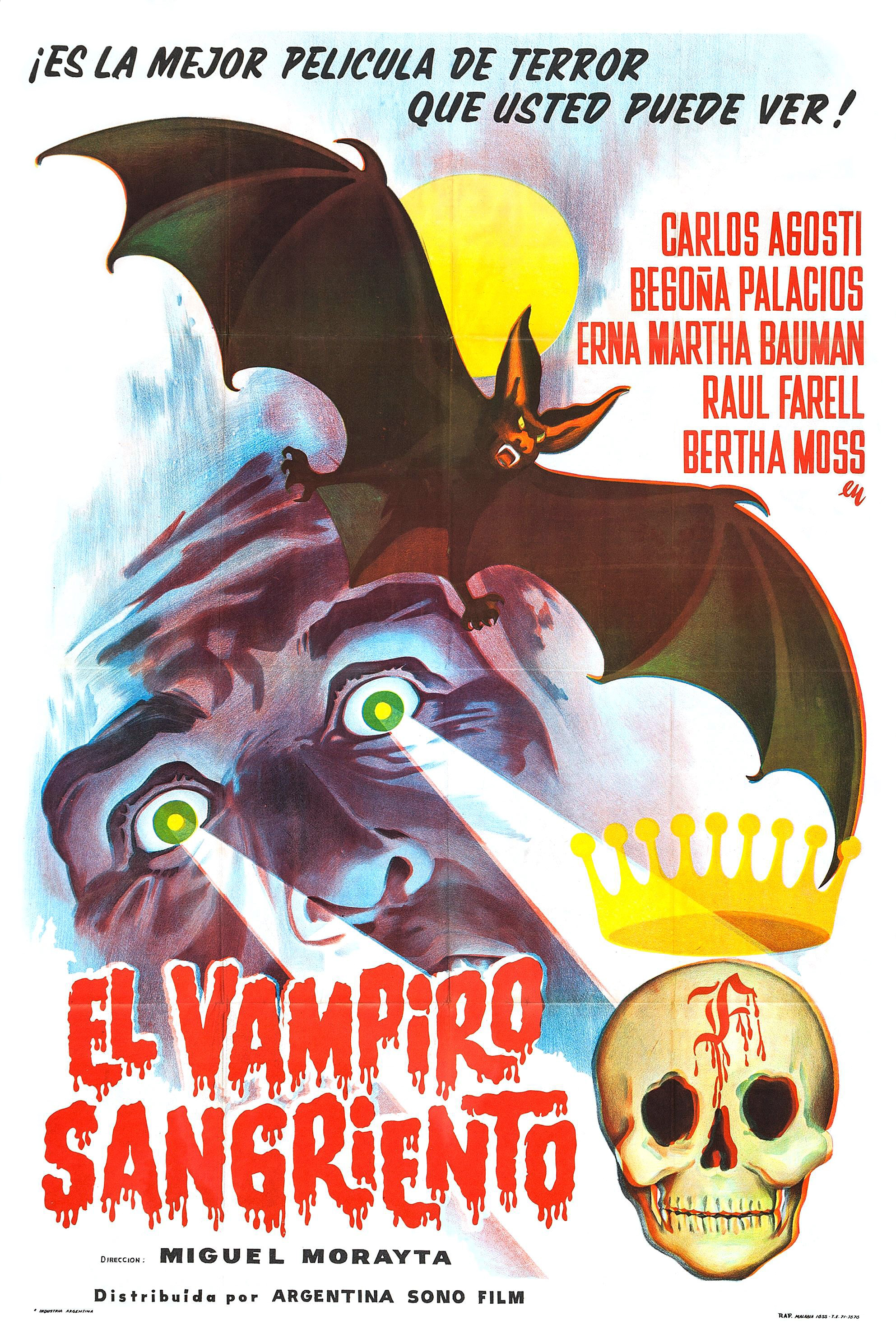 affiche du film El vampiro sangriento