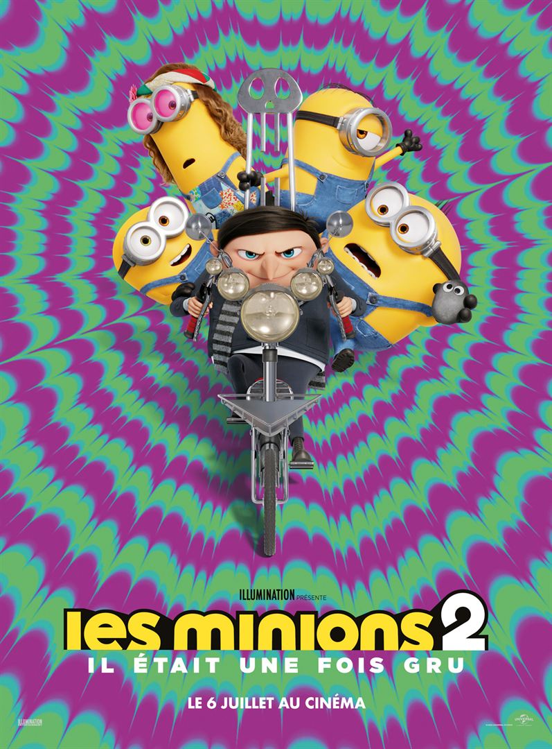 affiche du film Minions 2 : Il était une fois Gru