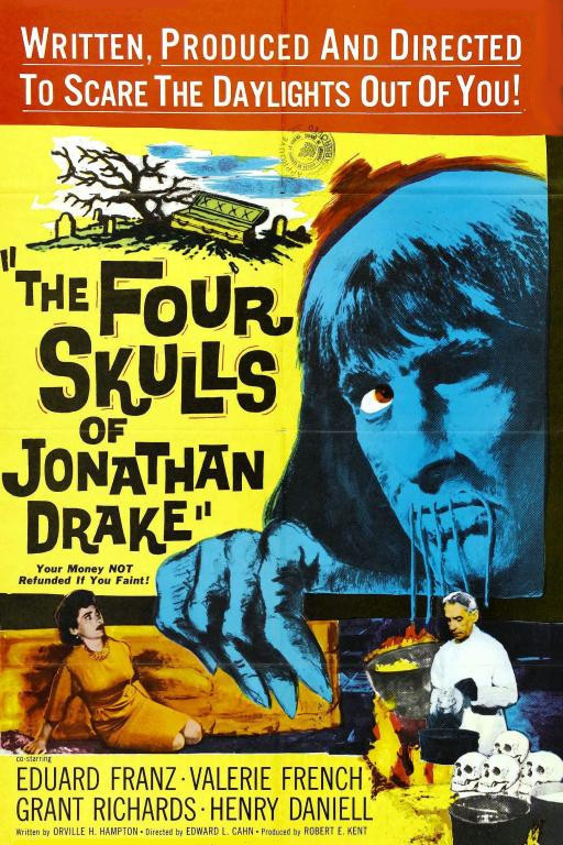 affiche du film The Four Skulls of Jonathan Drake