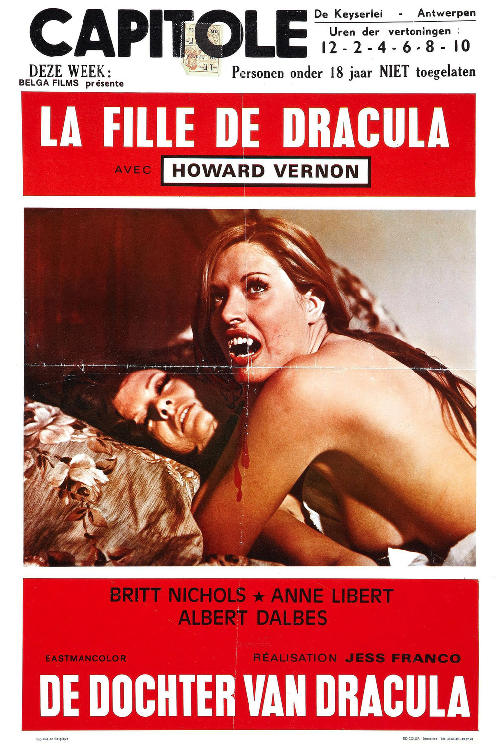 affiche du film La fille de Dracula