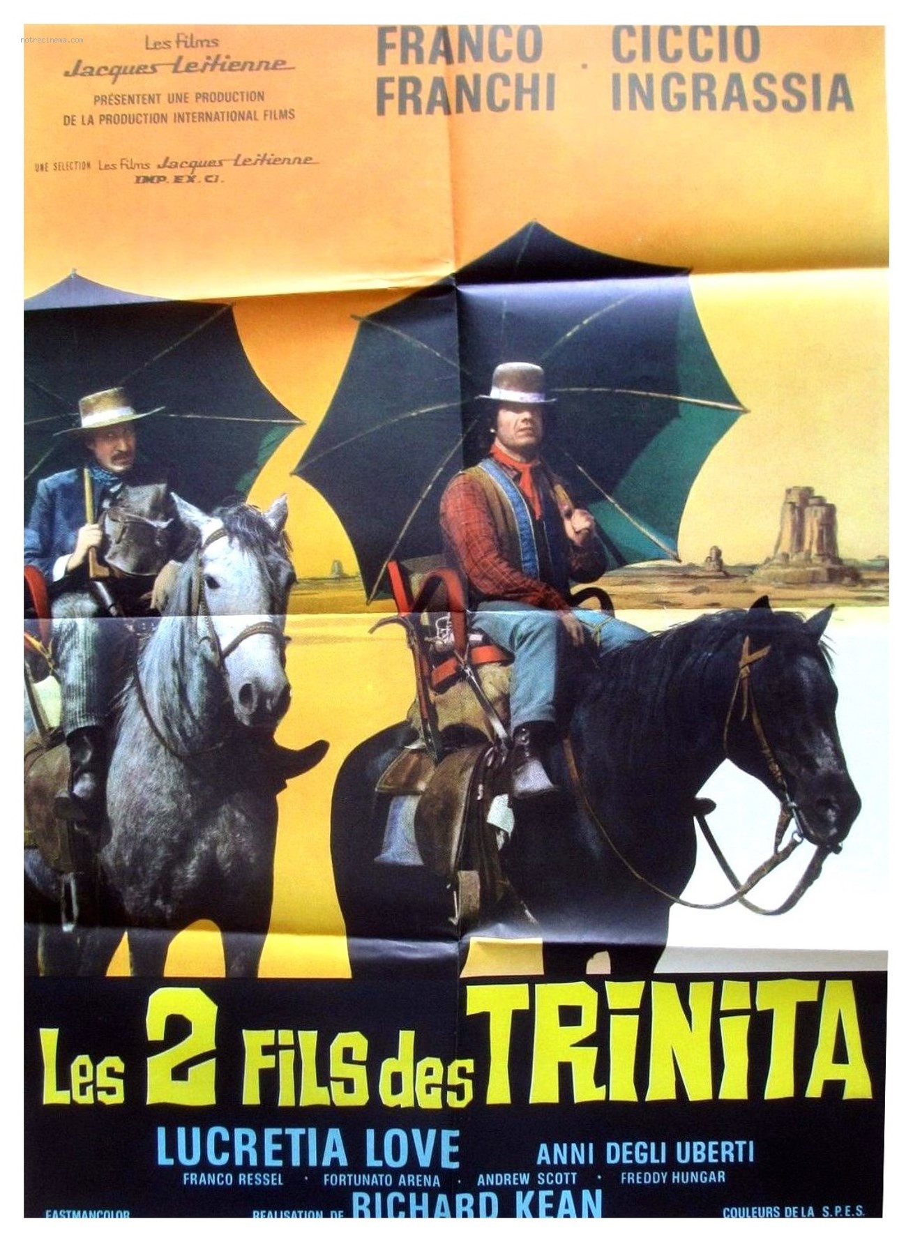 affiche du film Les 2 fils des Trinita
