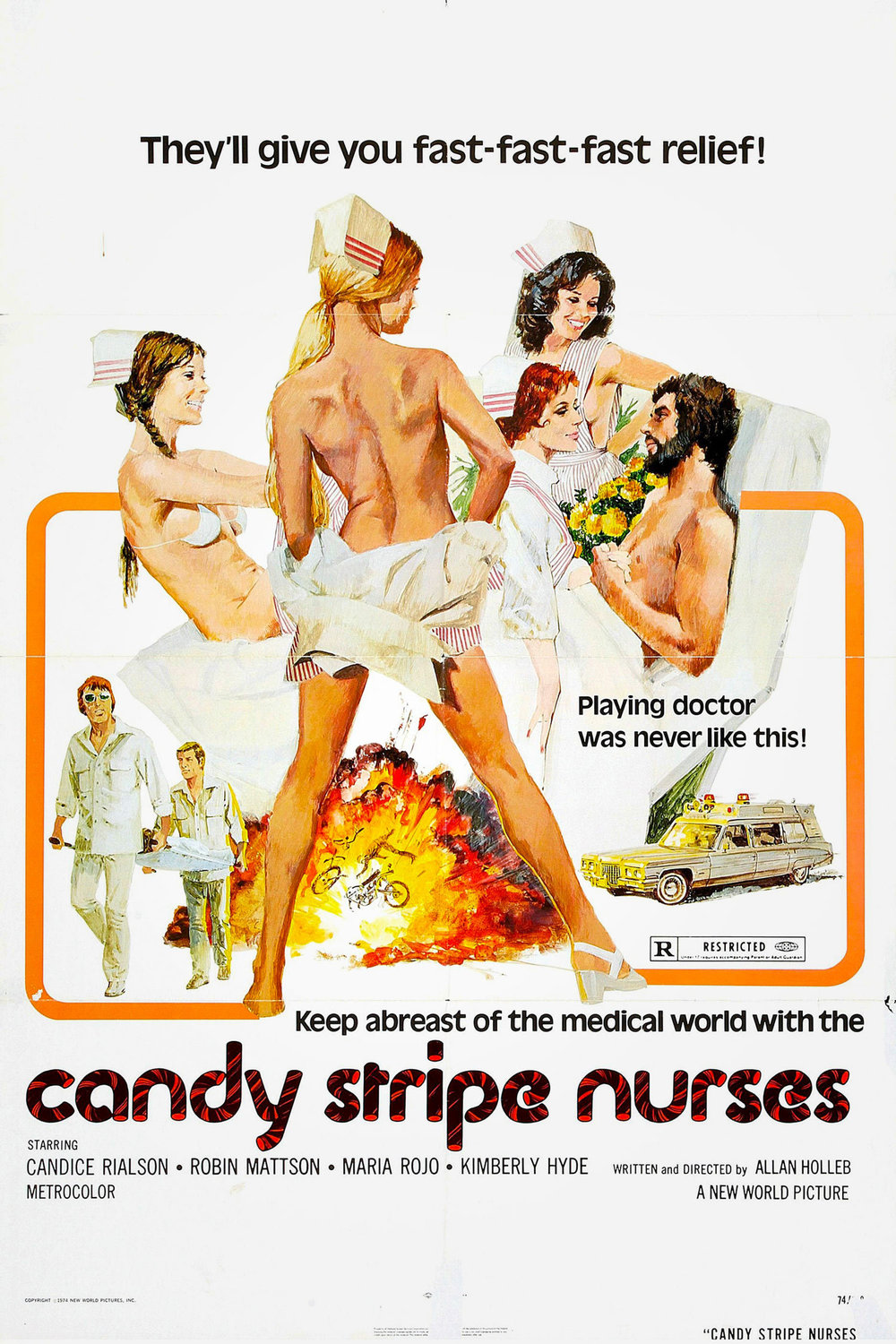 affiche du film Candy Stripe Nurses