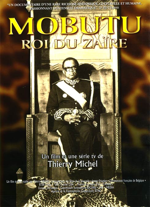 affiche du film Mobutu, roi du Zaïre