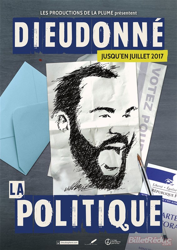 affiche du film Dieudonné : La Politique
