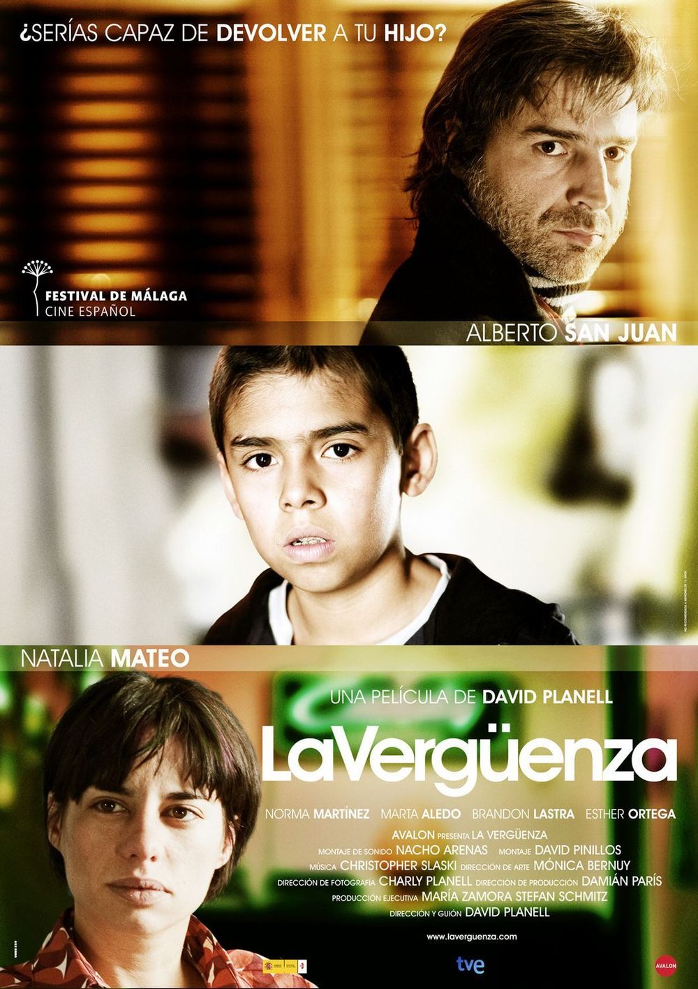affiche du film La Vergüenza