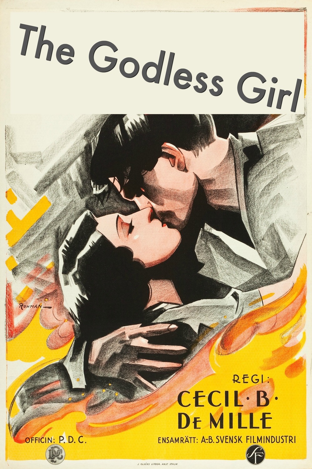 affiche du film The Godless Girl