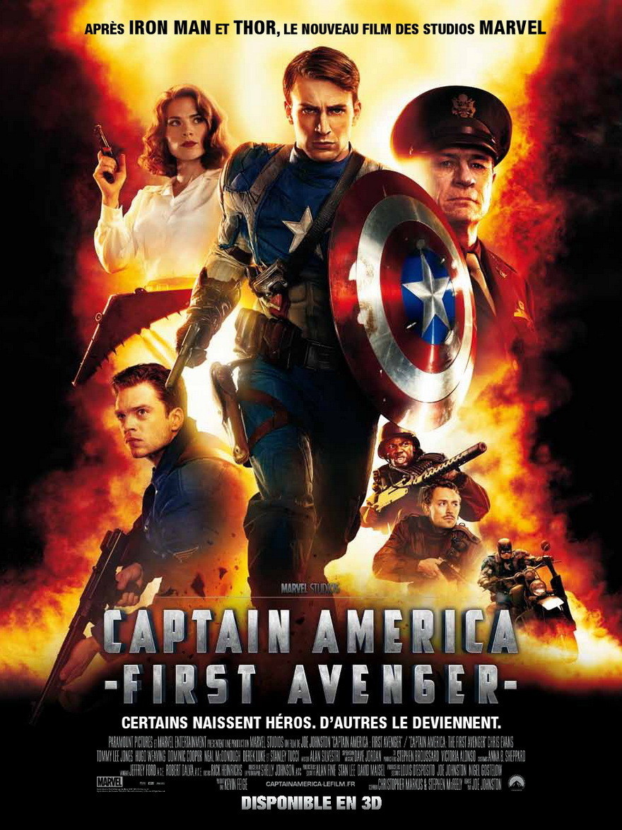 affiche du film Captain America : First Avenger