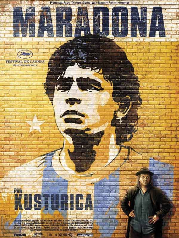 affiche du film Maradona par Kusturica
