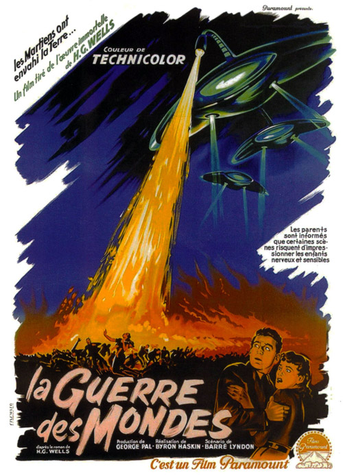affiche du film La guerre des mondes (1953)