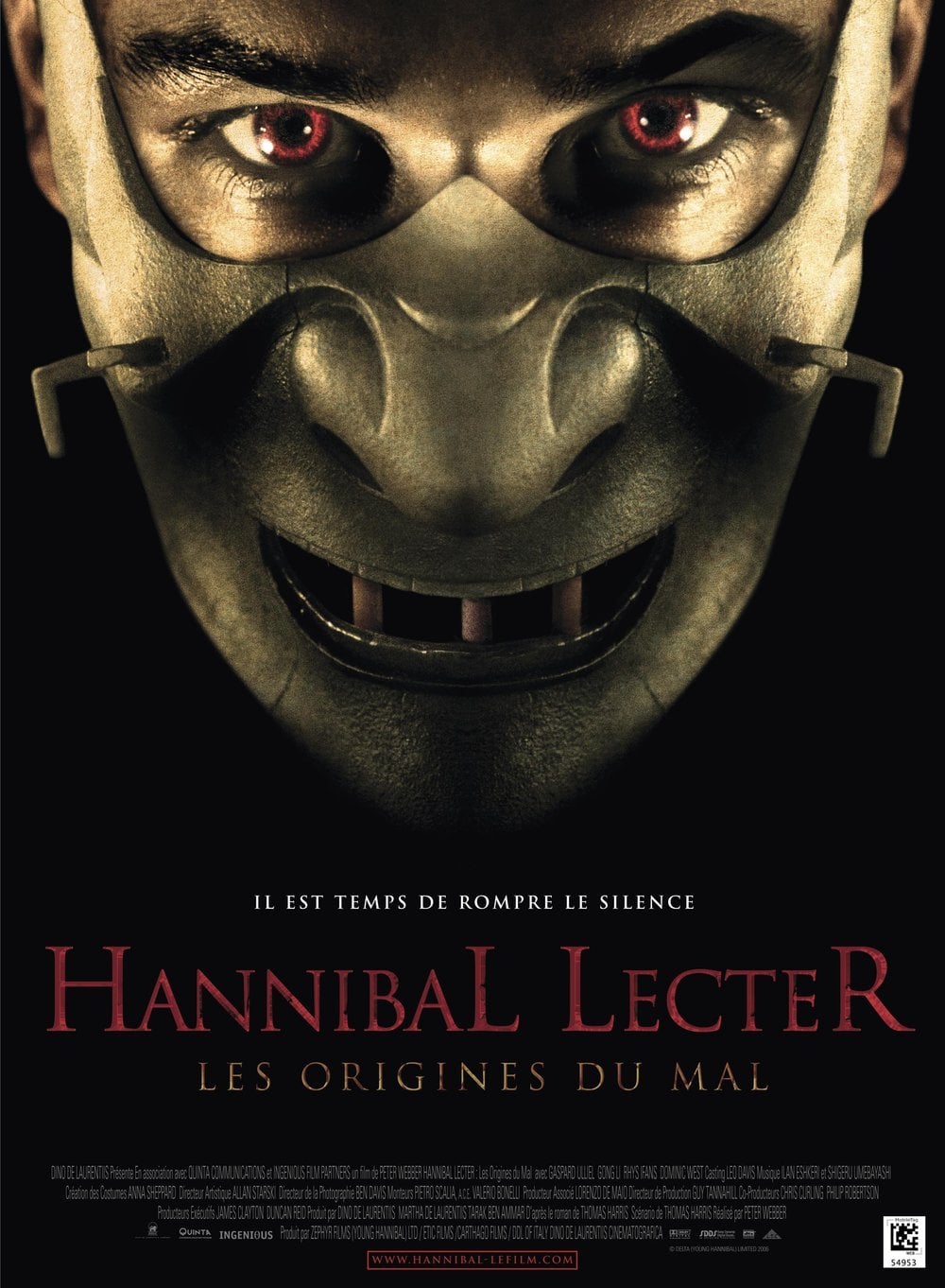 Hannibal Lecter Les Origines Du Mal Netflix