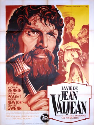 affiche du film La vie de Jean Valjean