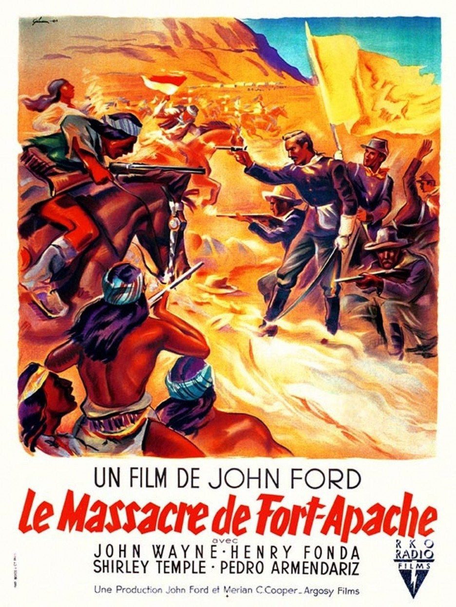 affiche du film Le massacre de Fort Apache