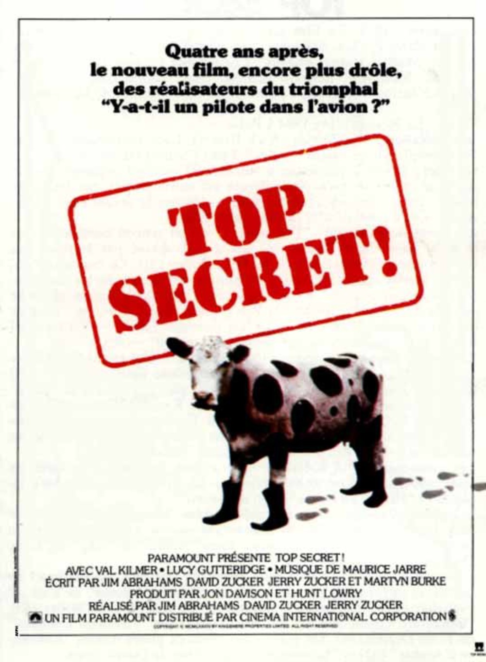 affiche du film Top Secret !