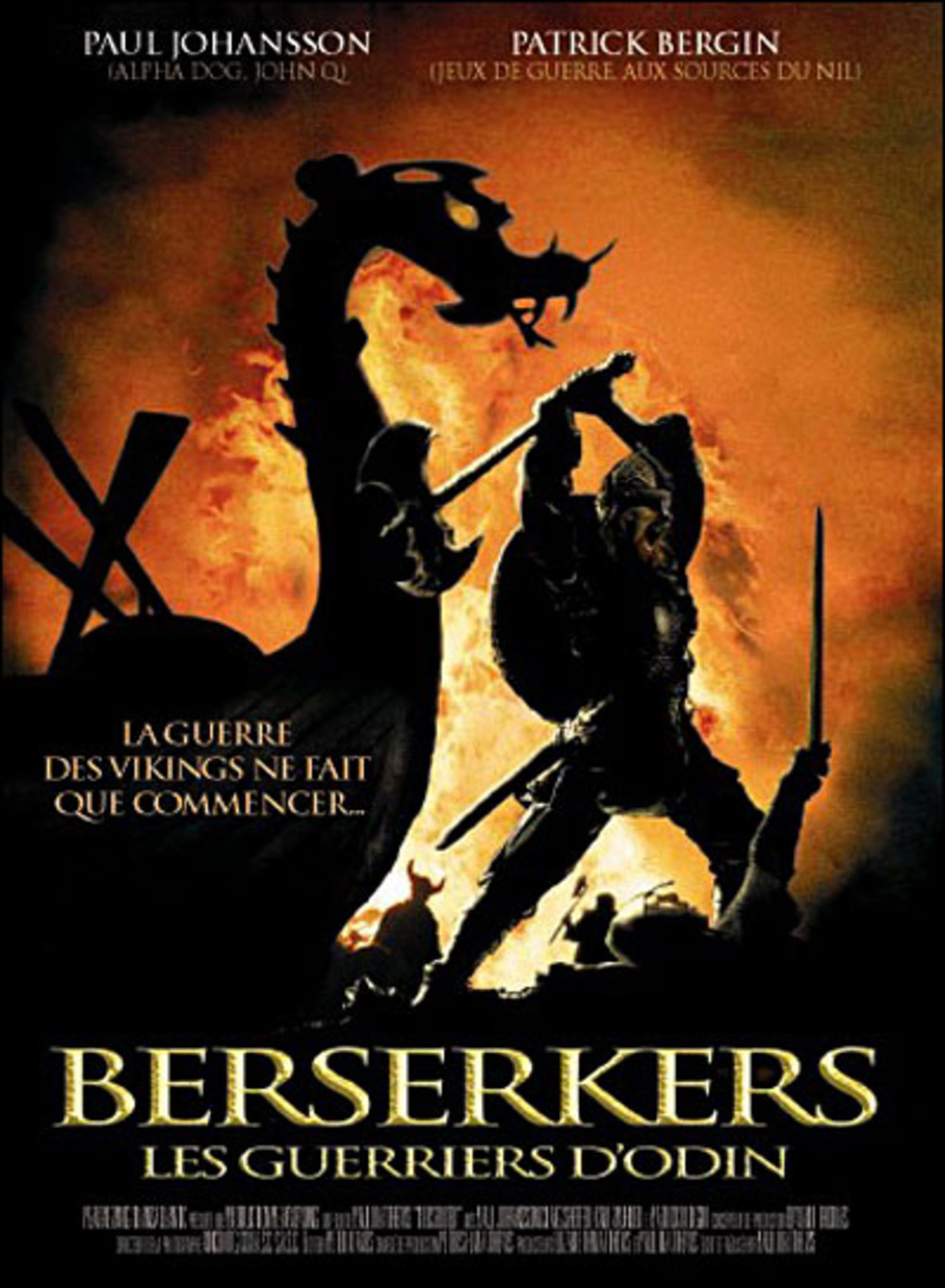 affiche du film Berserker, les guerriers d'Odin