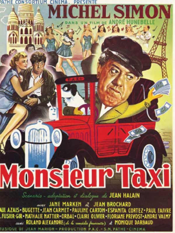 affiche du film Monsieur Taxi