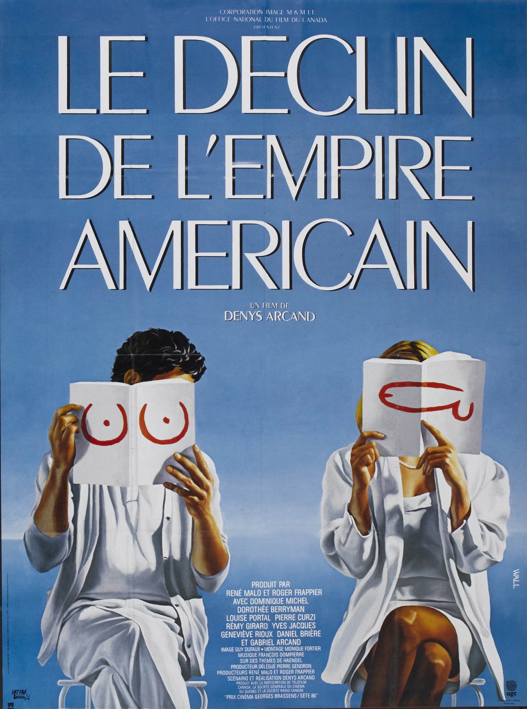 affiche du film Le Déclin de l'empire américain