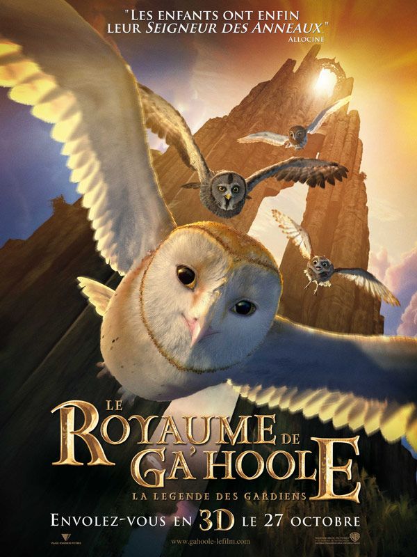 affiche du film Le royaume de Ga'Hoole : La légende des gardiens